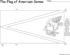 American Samoa: Flag