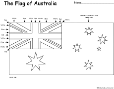 Search result: 'Flag of Australia Printout'