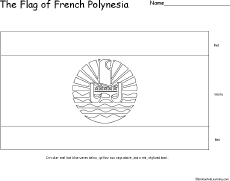 French Polynesia: Flag