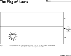 Nauru: Flag