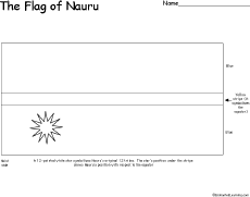 Search result: 'Flag of Nauru Printout'