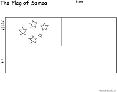 Flag of Samoa -thumbnail