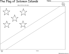 Solomon Islands: Flag