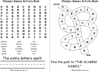 Word Search, Spell The Olympic Games