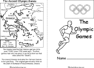 Search result: 'Olympic Games Book, A Printable Book: Cover, Ancient Olympics'