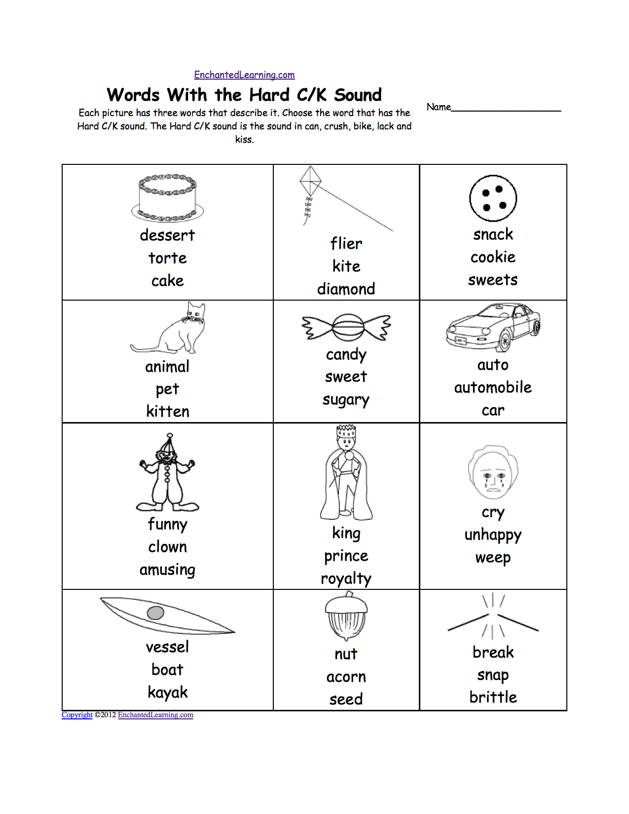 phonics worksheets multiple choice worksheets to print enchantedlearning com