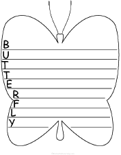 butterfly acrostic poem