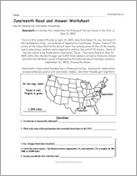 Juneteenth Read and Answer Worksheet