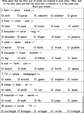 Verbal Analogies