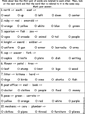 Verbal Analogies