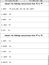 Temperatures