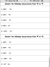 Temperatures