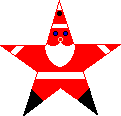 This is the finished Santa star craft.