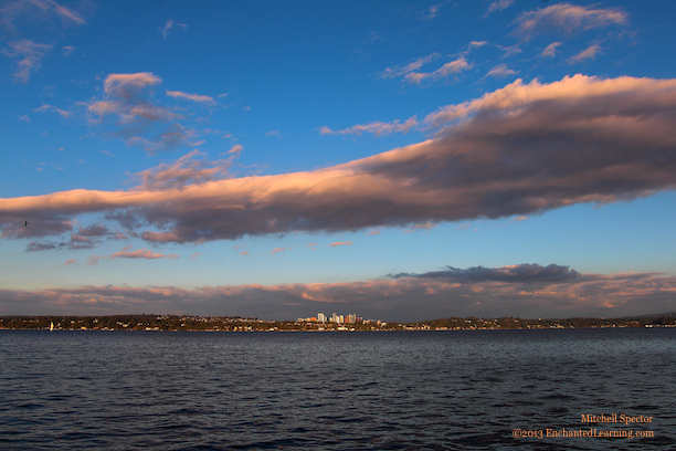 Bellevue Shining Across Lake Washington