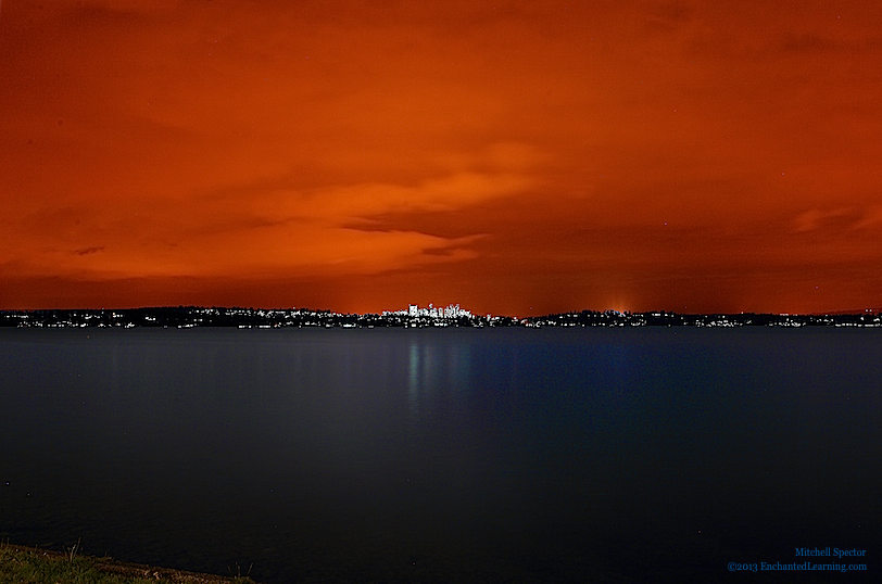 Bellevue from across Lake Washington