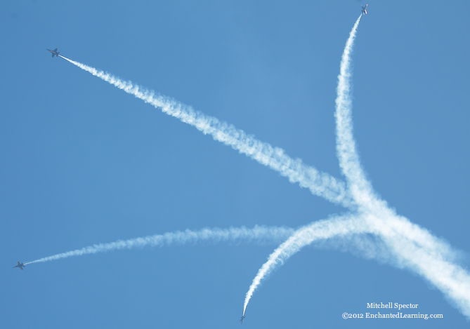 Blue Angels Fleur-de-Lis Maneuver