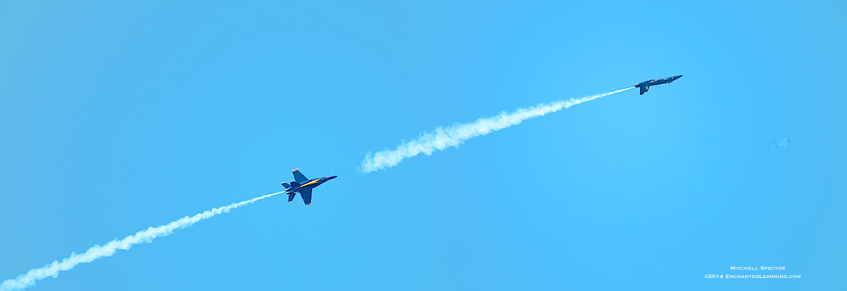 Blue Angel Rolling Upside-Down