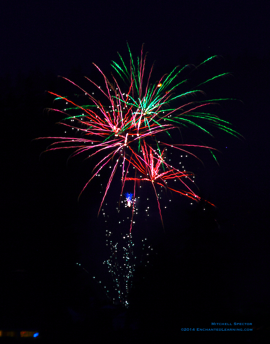 Fireworks - Flowers and Stars