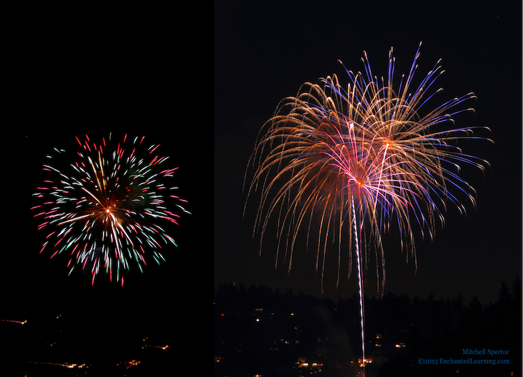 Fireworks over Bellevue