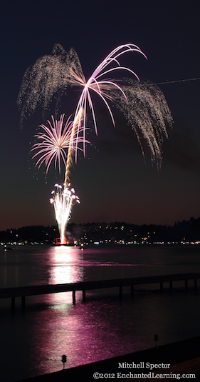 Fountain in Fireworks