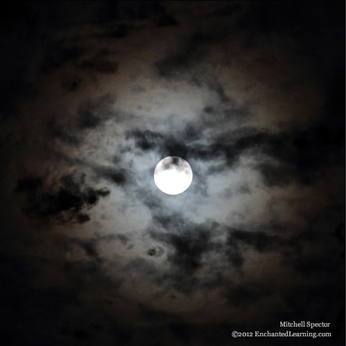 Full Moon and Clouds