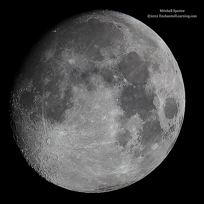 Waxing Gibbous Moon - One Day Later