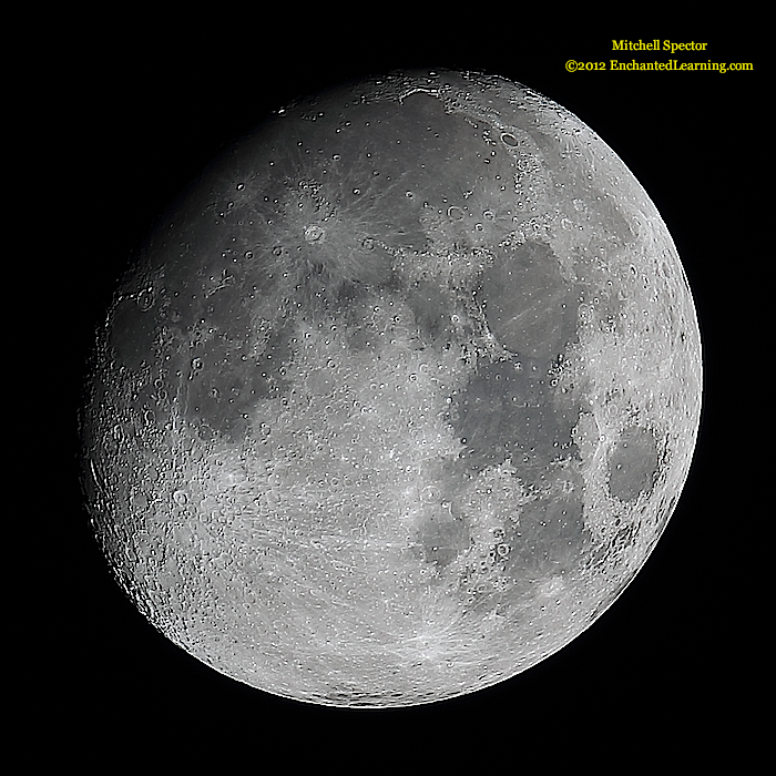 Waxing Gibbous Moon, 90% Illuminated