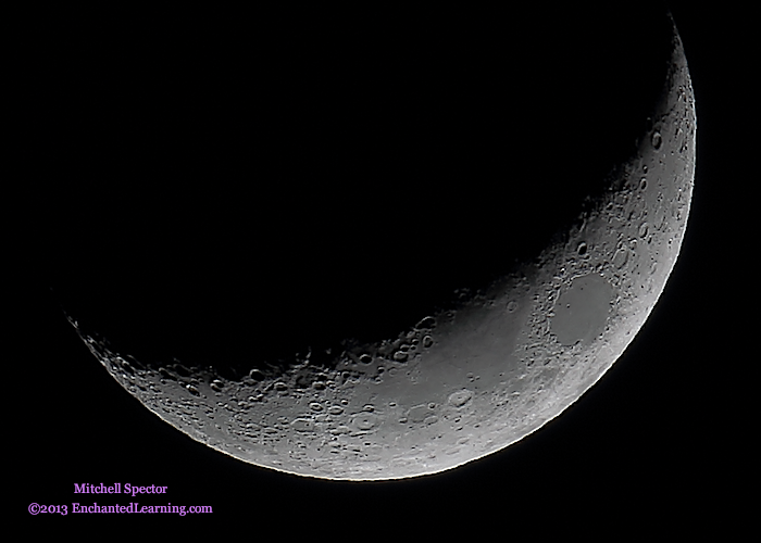 Waxing Crescent Moon, 23% Illuminated