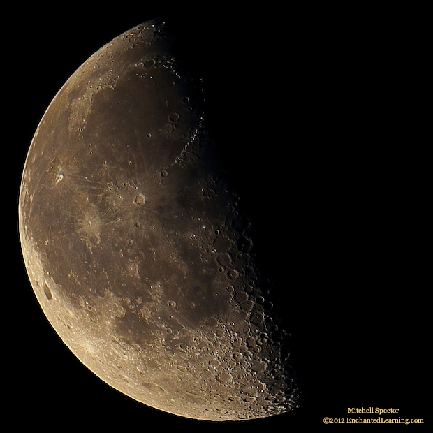 Nearly Third-Quarter Moon