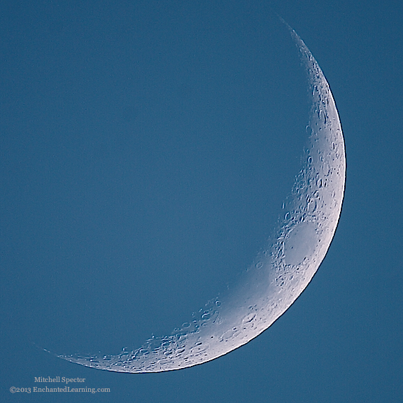 Waxing Crescent Moon, 14.8% Illuminated
