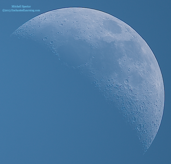 Waxing Crescent Moon, 38.4% Illuminated