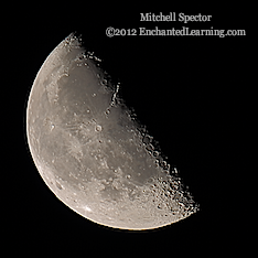 Nearly Last-Quarter Moon, 52% Illuminated