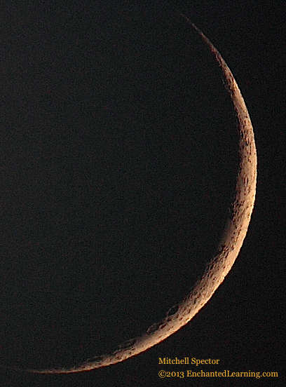 Waxing Crescent Moon, 5.8% Illuminated