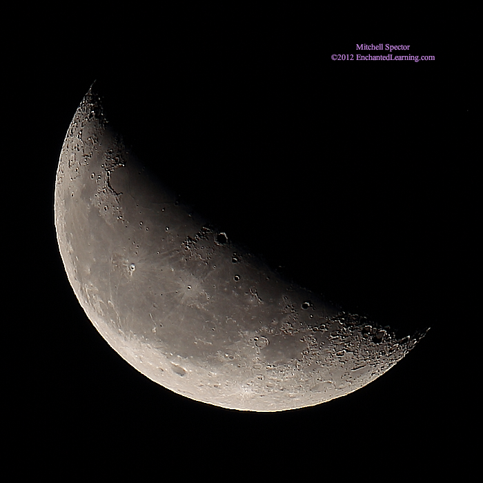 Waning Crescent Moon, 40% Illuminated