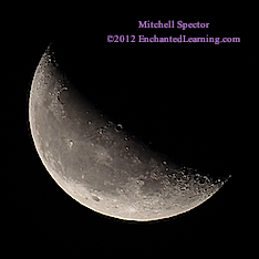 Waning Crescent Moon, 40% Illuminated