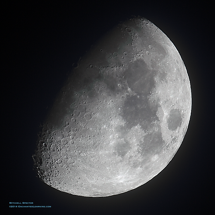 Waxing Gibbous Moon, 69.5% Illuminated