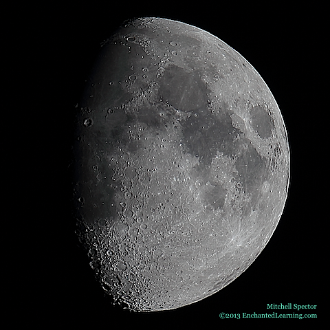 Waxing Gibbous Moon, Almost 3/4 Illuminated
