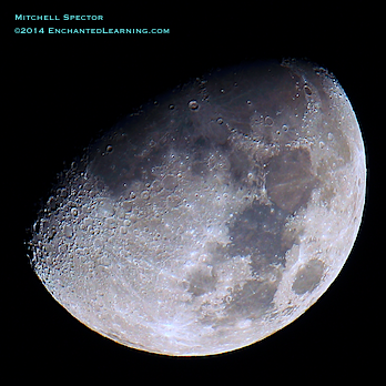 Waxing Gibbous Moon, 74% Illuminated