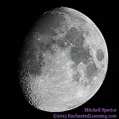 Waxing Gibbous Moon, 84% Illuminated