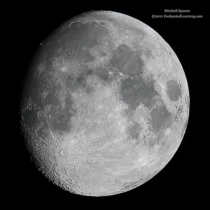 Waxing Gibbous Moon, 91% Illuminated