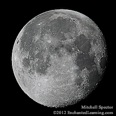 Waning Gibbous Moon, 95% Illuminated