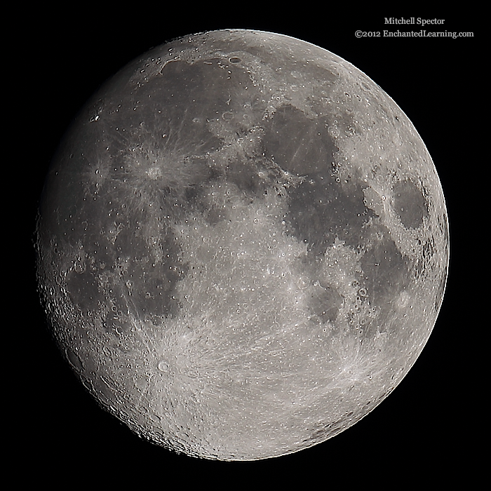 Waxing Gibbous Moon, 96% Illuminated