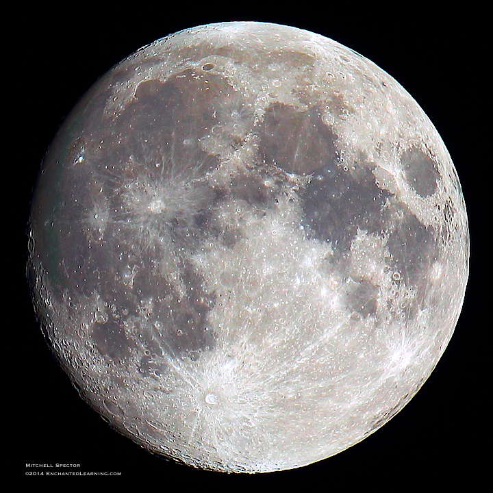 Nearly Full Moon, 98% Illuminated