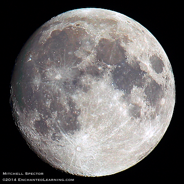 Nearly Full Moon, 98% Illuminated