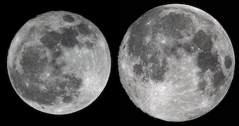 Supermoon Comparison