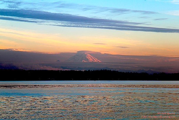 Mt. Rainier Above a Layer of Clouds