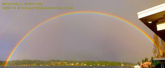Double Rainbow over Bellevue and Lake Washington