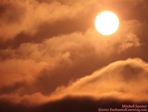 The Rising Sun through a Solar Filter