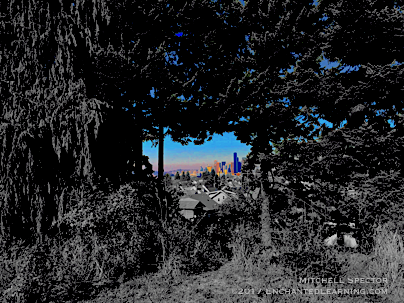 Seattle Halloween Skyline