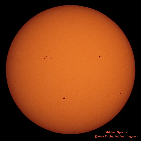 Seven Clusters of Sunspots